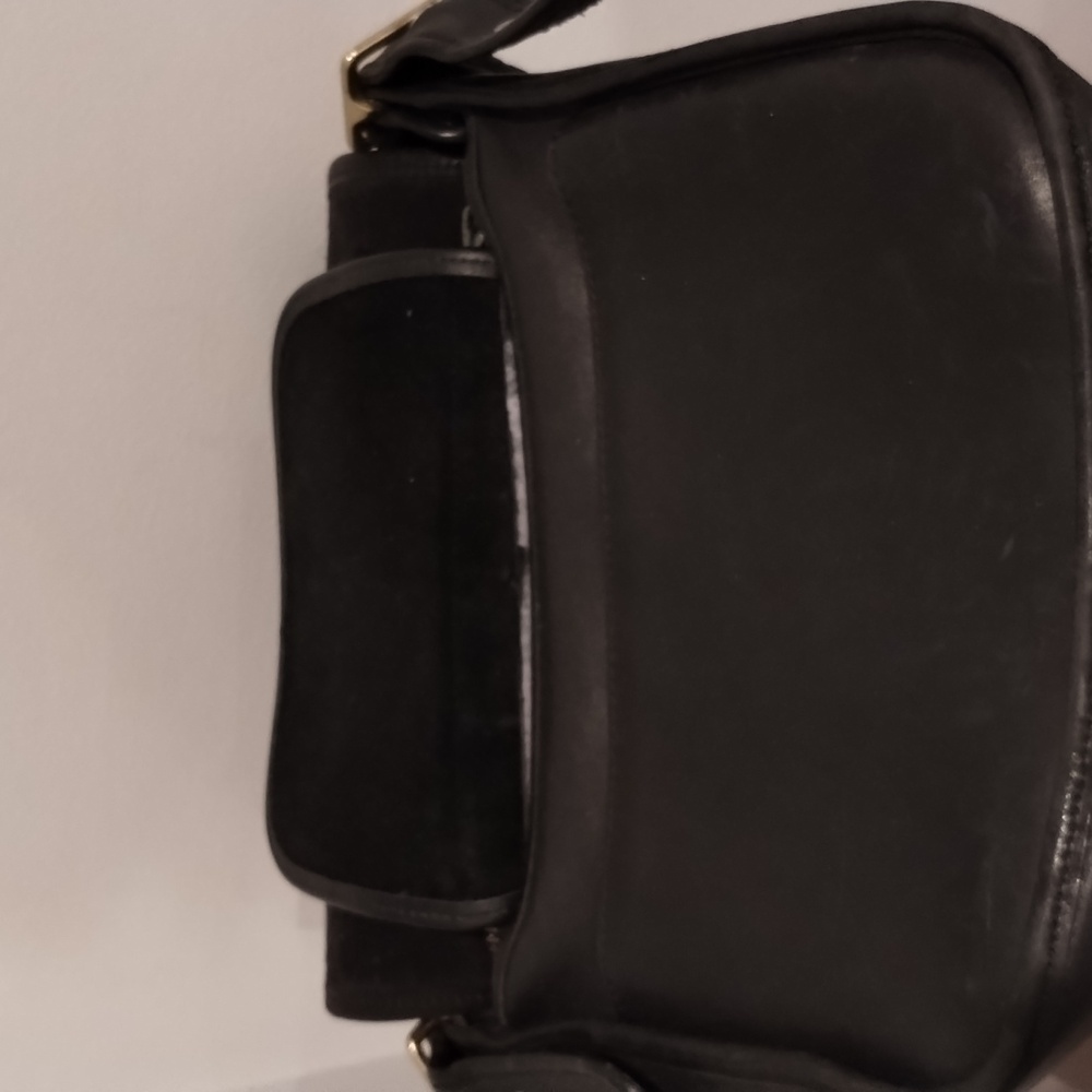 Coach Leather Crossbody Bag Vintage Black Patricia's Legacy Shoulder Bag 9951 - Picture 6 of 17